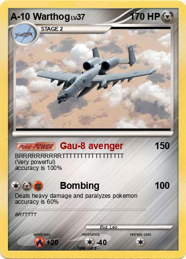 Pokemon A-10 Warthog