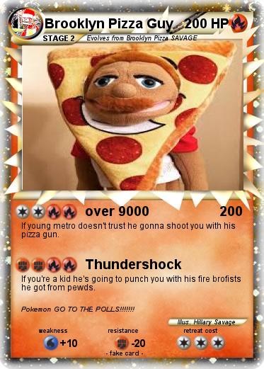 Pokemon Brooklyn Pizza Guy