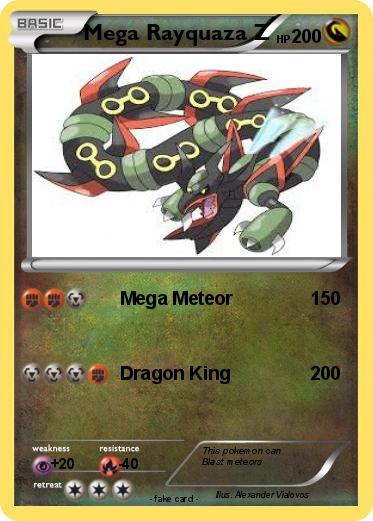 Pokemon Mega Rayquaza Z