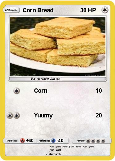 Pokemon Corn Bread