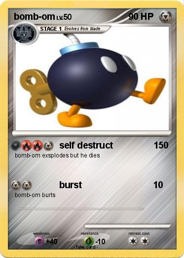 Pokemon bomb-om