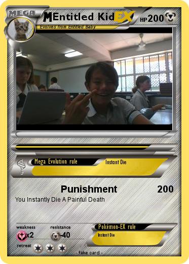 Pokemon Entitled Kid