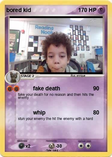 Pokemon bored kid