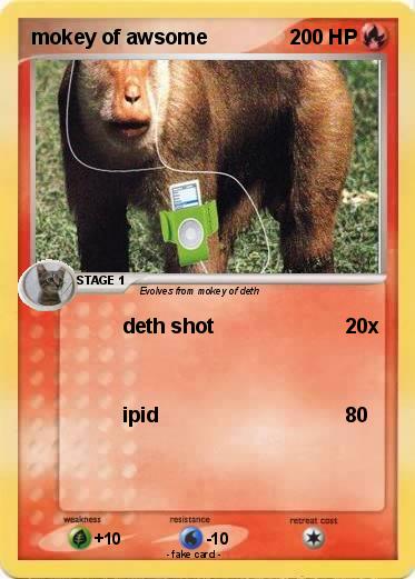 Pokemon mokey of awsome