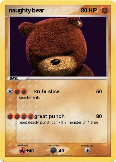 Pokemon naughty bear