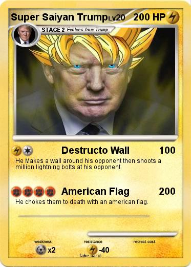 Pokemon Super Saiyan Trump