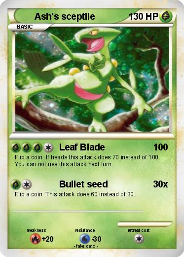 Pokemon Ash's sceptile