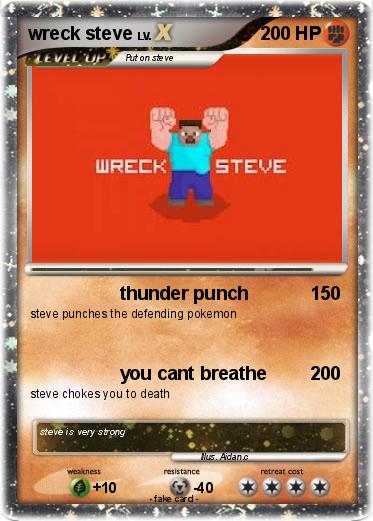Pokemon wreck steve