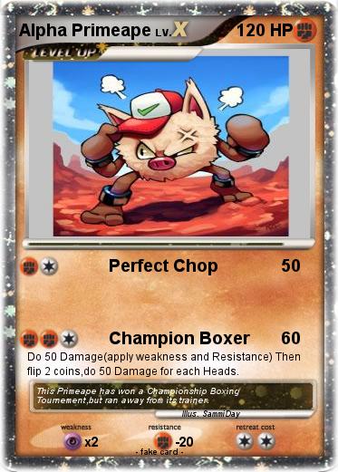 Pokemon Alpha Primeape