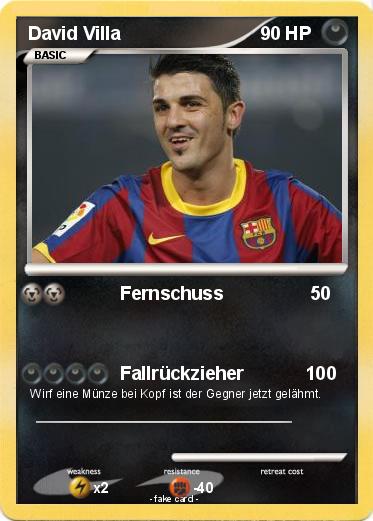 Pokemon David Villa