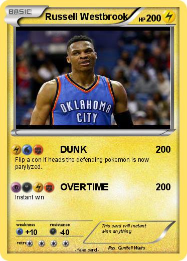 Pokemon Russell Westbrook