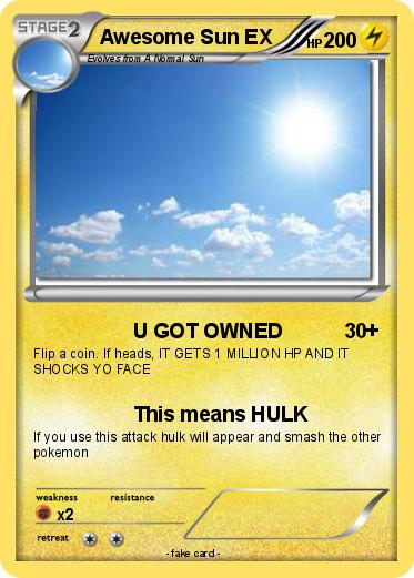 Pokemon Awesome Sun EX