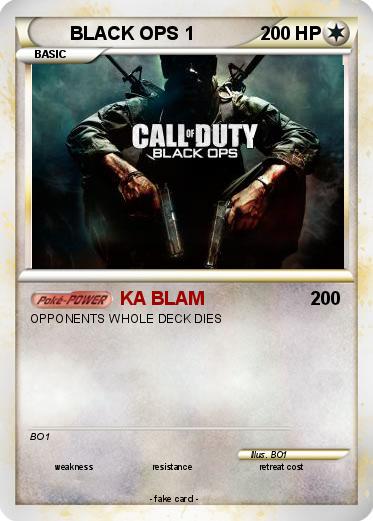 Pokemon BLACK OPS 1