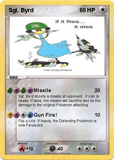 Pokemon Sgt. Byrd