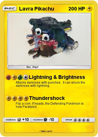 Pokemon Lavra Pikachu