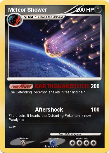 Pokemon Meteor Shower