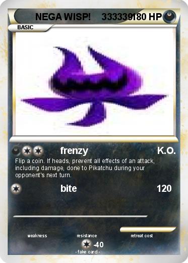 Pokemon NEGA WISP!    333339