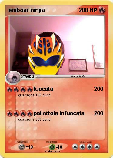 Pokemon emboar ninjia