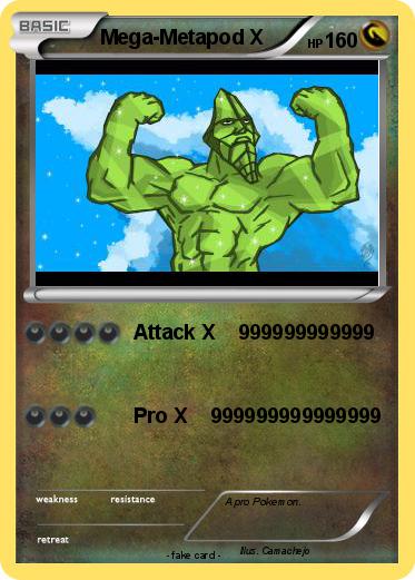 Pokemon Mega-Metapod X