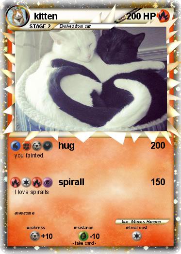 Pokemon kitten