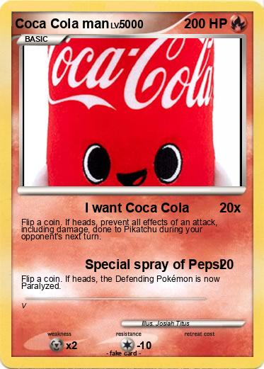 Pokemon Coca Cola man