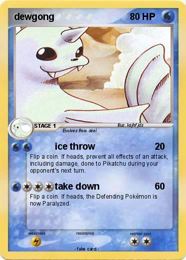 Pokemon dewgong