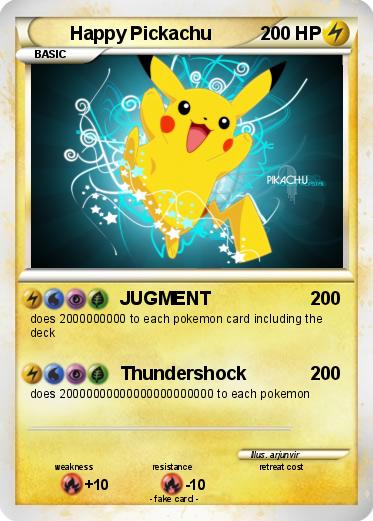 Pokemon Happy Pickachu