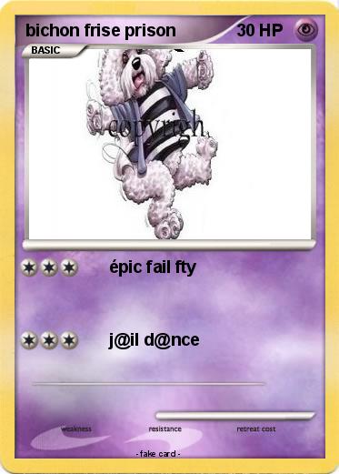 Pokemon bichon frise prison
