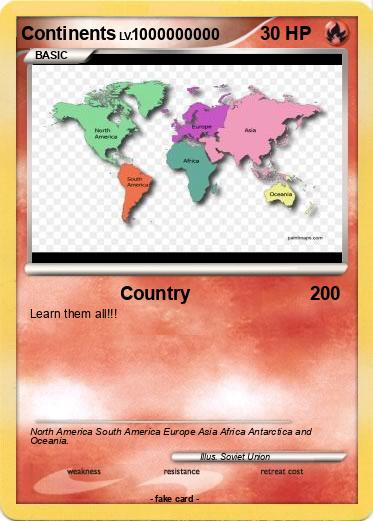 Pokemon Continents