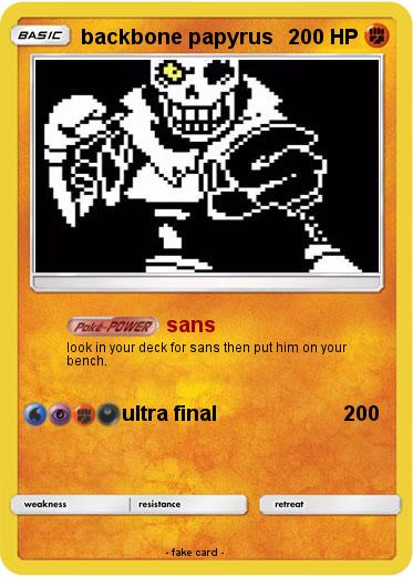 Pokemon backbone papyrus