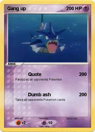 Pokemon Gang up