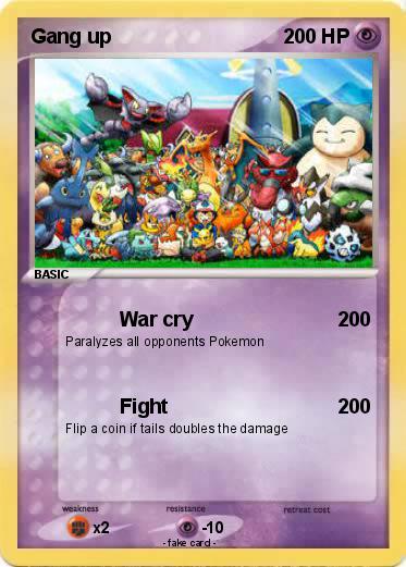 Pokemon Gang up