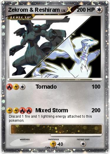 Pokemon Zekrom & Reshiram