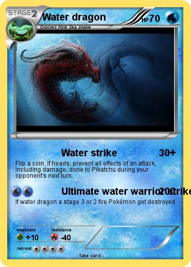 Pokemon Water dragon