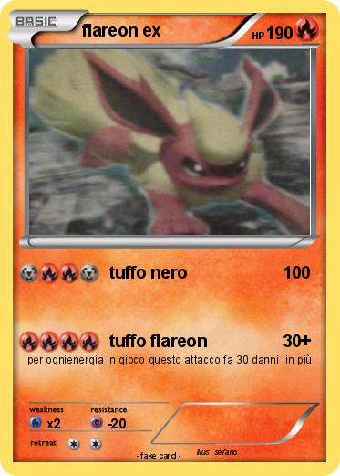 Pokemon flareon ex