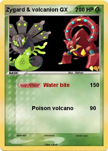 Pokemon Zygard & volcanion GX