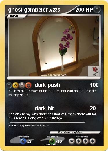 Pokemon ghost gambeler