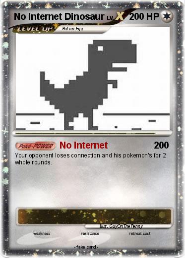 Pokemon No Internet Dinosaur