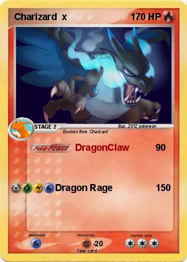 Pokemon Charizard  x