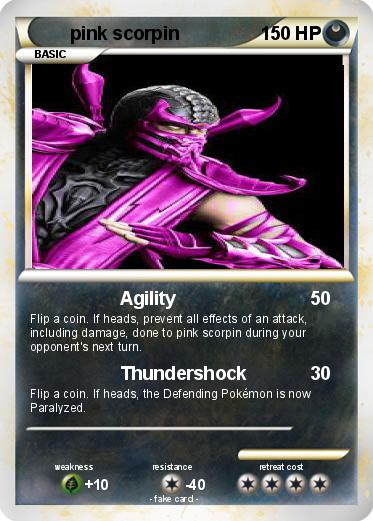 Pokemon pink scorpin