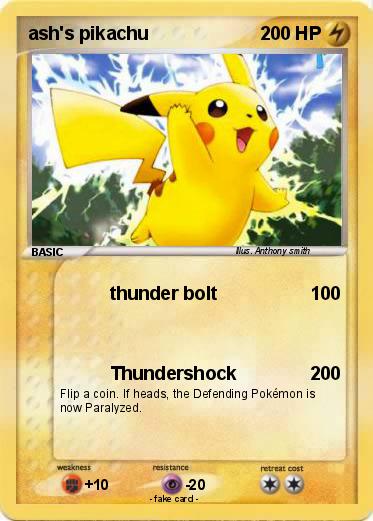 Pokemon ash's pikachu