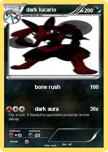 Pokemon dark lucario