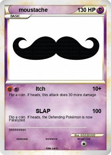Pokemon moustache