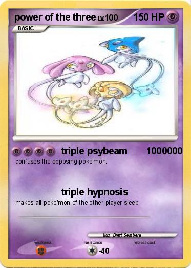 Pokemon power of the three