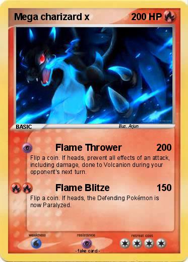 Pokemon Mega charizard x