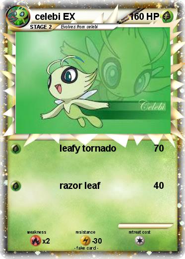 Pokemon celebi EX