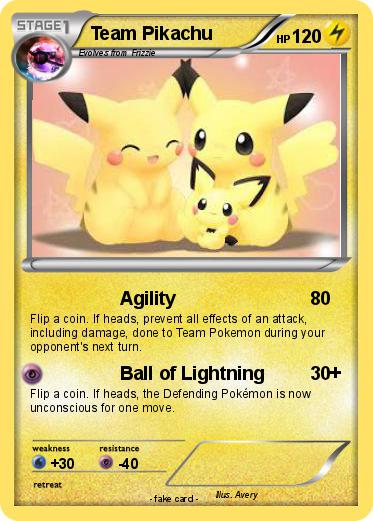 Pokemon Team Pikachu
