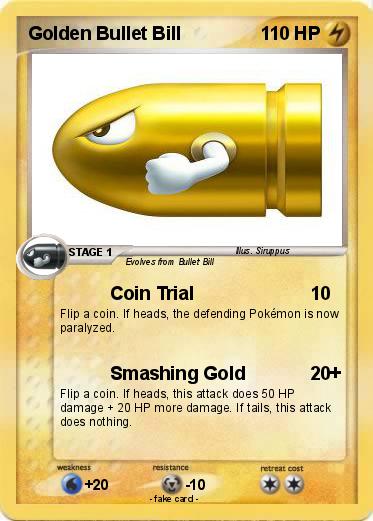 Pokemon Golden Bullet Bill