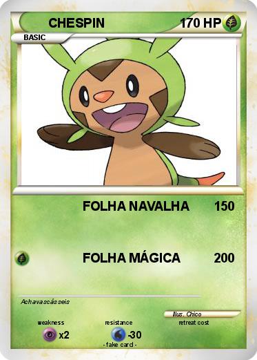 Pokemon CHESPIN
