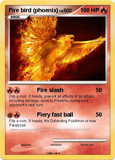Pokemon Fire bird (phoenix)